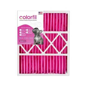 Colorfil 850062927674 20 X 25 4 Inch Odor Removal And Color Changing Air Filter 2-pack