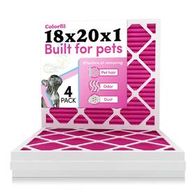 Colorfil B09xby7jhk 18x20x1 Air Filter By Color Changing Filters For Cat And Dog Odor Merv