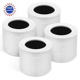 Colorfullife 850083228033 4 Pack Core Mini Hepa Filters For Levoit Air Purifier Replacement