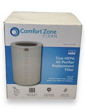 Czaph61 Comfort Zone True Hepa Air Purifier Replacement Filter - Size H6 Fits Czap6