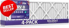 Converting Llc 744759989048 10x30x1 Air Filter Merv 8 4 Pack Hvac Ac Furnace Dust Pet Pleated Usa