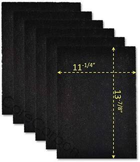 Corecarbon 725084371197 6-pack Exact Fitment Pre-filter Designed To Fit Honeywell Air Purifier Models