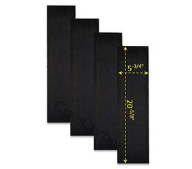 Corecarbon 725084371210 4-pack Exact Fitment Pre-filter Designed To Fit Honeywell Air Genius 3 4 5