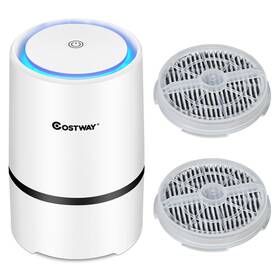 E045-dta5110 Costway 3-in-1 Home Utility Ionic Hepa Air Purifier With 2pcs Composite Filter Usb