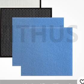 Coway Ap-1516d Replacement Filter Set Hepa/carbon For Ap-1207bh 4 Pack