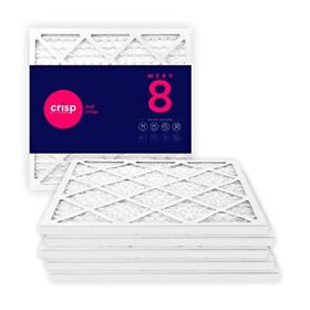 Crisp Filters 16x25x1 Air Filter Merv 8 Mpr 600 Ac Furnace 6-pack