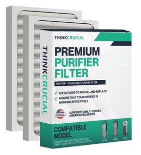 30963 Crucial Air 700953607119 Purifier Filter Compatible With Hunter Brand Part # Models