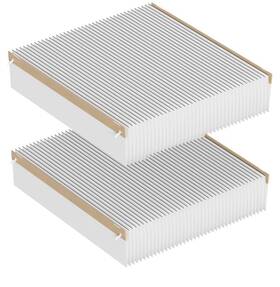 0cg8lx5tz Curebilee 501 Replacement Furnace Filter For Aprilaire 5000 16x25x6 2 Pack