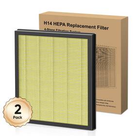 Ap405 Dayette 850061296610 H14 2-pack True Hepa Replacement Filters For Ap303/ap304/ap305/ap405