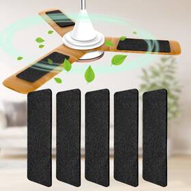 Demiwise 758211218416 Ceiling Fan Filters For Blades 5pcs Activated Coconut Shell Carbon F