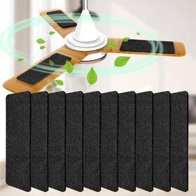 Demiwise 758211218423 Ceiling Fan Filters For Blades 10pcs Activated Coconut Shell Carbon