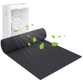 Demiwise 758211218461 Cut To Fit Carbon Air Purifier Filter Roll 16x48x1/4 Inches Size Activated D