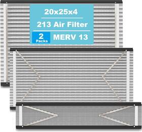 Dengeson X-213-2 2 Pack 213 Replacement Filter For Aprilaire Air Purifier 20x25x4 New Merv 13