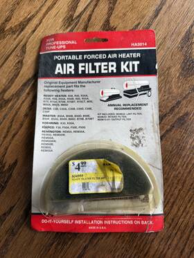 Ha3014 Desa 41021 Portable Forced Air Heater Filter Kit Fs