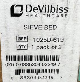 1025d-619 Devilbiss Pair Sieve Beds For 10l Oxygen Concentrator Filter
