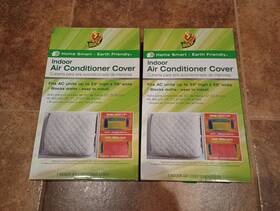 284430 Duck Brand Indoor Air Conditioner Cover White 20 X 28 Inches