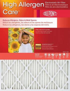 Kb24x30x1 Dupont 4 24x30x1 23.5 X 29.5 High Allergen Care Electrostatic Air Filter