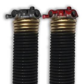 Dura-lift 705354014634 Torsion Springs Left Right Wound Pair Sectional Garage Door Gold 2x33