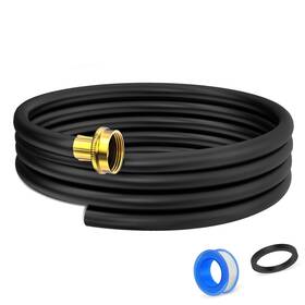 Ebusin 674012887852 12ft Dehumidifier Drain Hose With 3/4 Inch Fht Connector Featuring Rust-resi