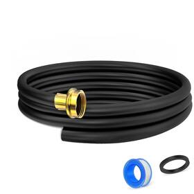 Ebusin 794969307798 8ft Dehumidifier Drain Hose With 3/4 Inch Fht Connector Featuring Rust-resistan