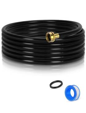Ebusin 794969307811 16ft Dehumidifier Drain Hose With 3/4 Inch Fht Connector Featuring Rust-resi