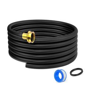 Ebusin 795847767215 30ft Dehumidifier Drain Hose 3/4 Inch Fht Connection 30 Foot Brass Interface