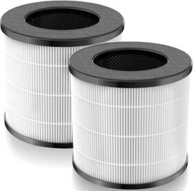 Ecleanfy 608/320 2-pack Of True Hepa Replacement Filters Compatible With Cayman 608 320 Air Purifier