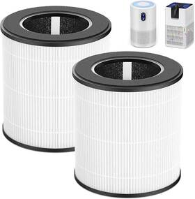 B-d02l Ecleanfy B-d02u 2x Filter Air Purifier 3-stage H13 Efficient For Mooka And M05 Tailulu D10