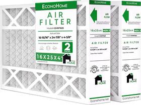 Eh1626 Econohome 16x25x4 Ac Furnace Pleated Air Filter Merv 11 Replacement Allergen Defense