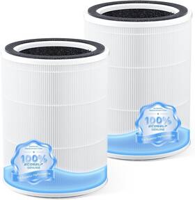 Hap609 Ecoself 2pack White Original Replacement Filter For Air Purifier Remove Dust Home