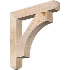 Bkt04x24x24wtl04sdf Ekena Millwork 3.5 Inch X 24 Douglas Fir Westlake Craftsman Smooth Bracket