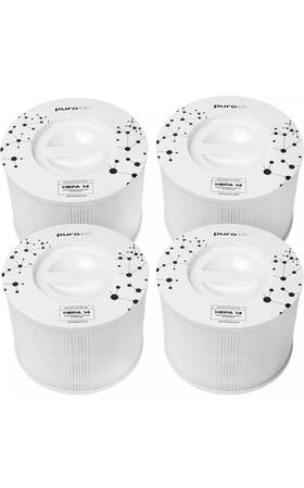 Elevate Your Home 445014168163 Genuine 4-pack Of Puroair 240 Purifier Replacement Filters Hepa 14