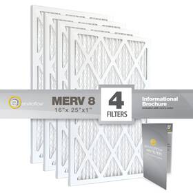Kf16x25x1 Enviroflow 16x25x1 Pollen And Dust Control Pleated Ac/furnace Air Filter 8 Exact Dime Kf16x25x1 Enviroflow 16x25x1 Pollen And Dust Control Pleated Ac/furnace Air Filter 8 Exact Dime