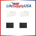Er190-h Lifesupplyusa Hepa Replacement Filter Set With Carbon Filters For Honeywell