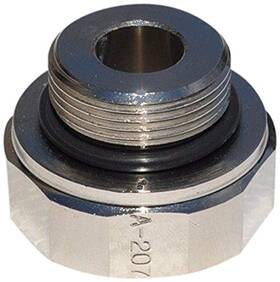 26mm-1.5 Ez Oil Drain Valve A-207 Silver Thread Size Adapter