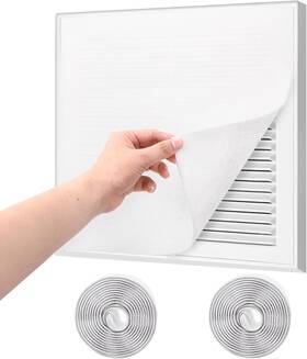 Fasmov 445029921937 98 X 18 Inches Complete Premium Vent Register Filters Kit Electrostatic