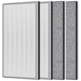 Fcfmy B0cplvzsnd 4 Packs He601 He602 H13 True Hepa Replacement Filter Compatible Shark Air