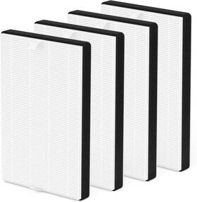 Hbf22p Fcfmy 4-pack F2 A2 True Hepa Filter Replacement For 3m Filtrete Room Air Purifier