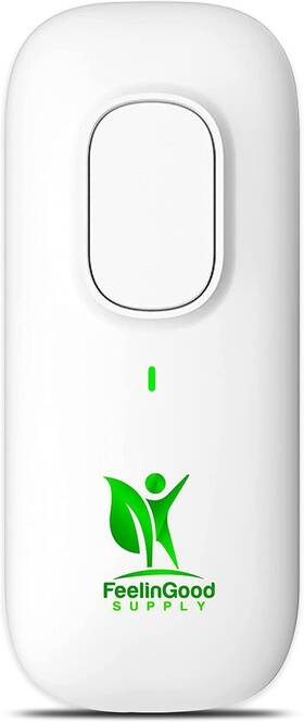 Feelingood Supply 445028855875 Clarifion Negative Ion Generator 1unit Filterless Mobile Ionizer Air Purifier