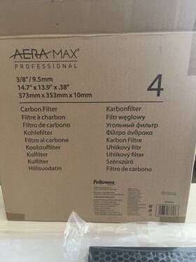 Fellowes Crc94165 Carbon Filter For Aeramax Professional Air Purifiers 4 Pack 373x353mm