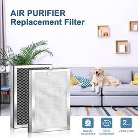 Ferloy 708686942187 Replacement Filters 2 Pack 3-in-1 Compatible With Ma 25 Air Purifier