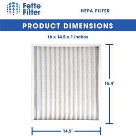 Fette Filter 819470023996 Premium Hepa Replacement Air Purifier Compatible With Hunter