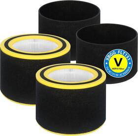 Fette Filter 819470029011 2 Pack Flt151 Replacement True Hepa H13 V Compatible With Germguardian