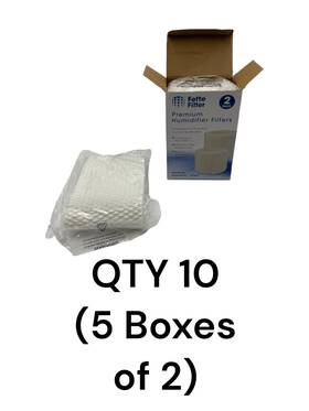 Ff1012 Fette Filter Qty 10 5 Boxes Of 2 Premium Humidifier Filters White
