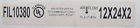 Fil10380 Custom Value Unicor Standard Capacity Pleated Air Filters