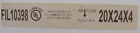 Fil10398 Custom Value Unicor Standard Capacity Pleated Air Filters