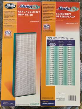 30735 Filter 049694309600 Hunter Quiet Flo Replacement Hepa For Model Set Of 2 New