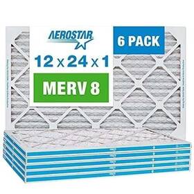 Filter 192212040186 Aerostar 12x24x1 Merv 8 Furnace Air 4 Pack