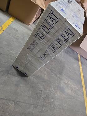 292010078 Filter Tri-pleat 24x24x4 New. Lot Of 2
