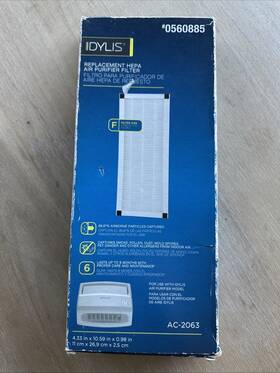 Ac-2063 Filter 36702 Isylis Ac-38 Air Purifier With Hepa Compatible Idylis